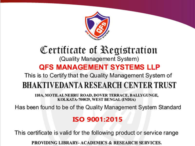 ISO Certificate